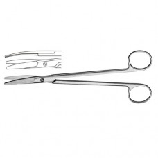 Cooley Vascular Scissor Curved Stainless Steel, 19 cm - 7 1/2"